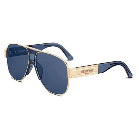 dior blue and gold sunglasses|dior sunglasses original price.